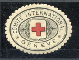 !!! GUERRE DE 70, VIGNETTE CROIX ROUGE NEUVE TOUJOURS SANS GOMME SIGNEE CALVES - Red Cross