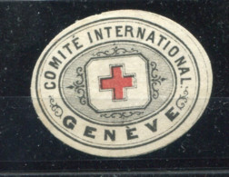 !!! GUERRE DE 70, VIGNETTE CROIX ROUGE NEUVE TOUJOURS SANS GOMME SIGNEE CALVES - Red Cross