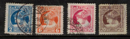 AUSTRIA ÖSTERREICH AUTRICHE 1916 Sc MP1-4 MI 49-52 NEWSPAPER MILTARY STAMPS ZEITUNGSFELDPOSTMARKEN TIMBRES JOURNAUX - Zeitungsmarken