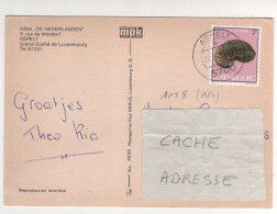 Timbre , Stamp Yvert N° 1058  " Coquillage Fossile " Sur CP , Carte , Postcard Du 22/10/85 - Briefe U. Dokumente