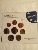 Plaquette Euro-Münzen Bundesepublik Deutschland - München D 2003 - Verzamelingen