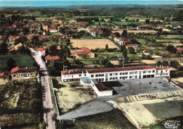 Miélan * Vue Aérienne Sur La Ville Et Le Groupe Scolaire , Architecte ANSALDO CHARLES * école - Auch