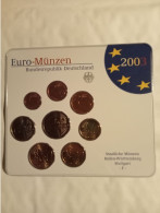 Plaquette Euro-Münzen Bundesepublik Deutschland - Stuttgart F 2003 - Verzamelingen