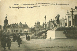 Belgique - Brussel - Bruxelles - Exposition Universelle De Bruxelles 1910 - Vue Des Jardins Vers Bruxelles-Kermesse - Universal Exhibitions