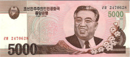KOREA NORTH P66 5000 WON 2008 UNC. - Corée Du Nord