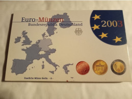 Plaquette Euro-Münzen Bundesepublik Deutschland - Coffret Berlin A 2003 - Colecciones