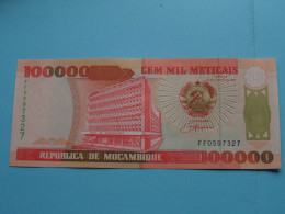 100.000 Cem Mil Meticais ( 1993 ) Mocambique ( For Grade See SCANS ) UNC ! - Mozambique