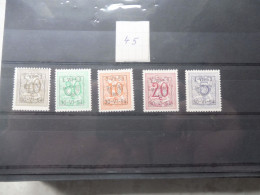 Belgique Belgie Preo 45  ( 1953 ) Pre 635/639  Mnh ** Neuf Série Parfaite / Perfect - Typos 1951-80 (Chiffre Sur Lion)