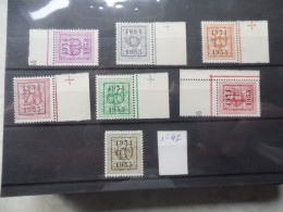 Belgique Belgie Preo 47  ( 1954 ) Pre 645/651  Mnh ** Neuf Série Parfaite / Perfect - Typos 1951-80 (Chiffre Sur Lion)