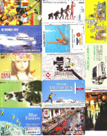 LOT Collection De + De 100 TELECARTES Japon (LOT 586) Thèmes Très Variés * 100 Japan Phonecards Telefonkarten - Lots - Collections