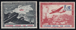 France L.V.F. N°2/3 - Neuf * Avec Charnière - TB - War Stamps