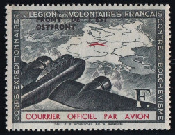 France L.V.F. N°4 - Neuf * Avec Charnière - TB - War Stamps