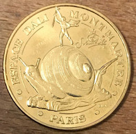 75018 PARIS DALI L'ESCARGOT ESPACE MONTMARTRE MDP 2013 MÉDAILLE MONNAIE DE PARIS JETON TOURISTIQUE MEDALS COINS TOKENS - 2013