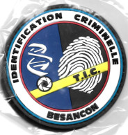 Ecusson PVC GENDARMERIE NATIONALE TECHNICIEN IDENTIFICATION CRIMINELLE BESANCON 25 - Polizei