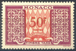 Monaco Taxe N°38A Neuf** - (F377) - Segnatasse