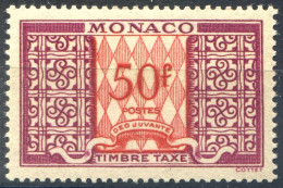 Monaco Taxe N°38A Neuf** - (F377) - Portomarken