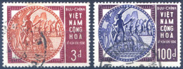 Viêt-Nam, N°254 Et 255 Oblitéré - (F378) - Vietnam