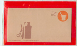 USA - Stationery - Bicentennial Era - The American Doctor 13c - 1961-80