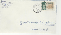 24467) Canada Benito Postmark Cancel 1958  - Cartas & Documentos