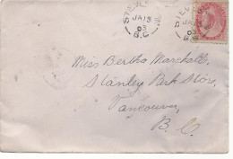 24466) Canada Steveston Postmark Cancel 1903 Closed Post Office - Briefe U. Dokumente