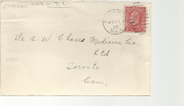 24474) Canada Stonewall Postmark Cancel 1935 Duplex  DMB 318 - Lettres & Documents