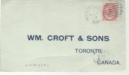 24478) Canada Portage La Prairie Postmark Cancel 1902 Duplex  DMB 258 Front Only - Lettres & Documents