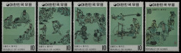 Korea 1971 - Mi-Nr. 804-808 ** - MNH - Gemälde / Paintings - Corée Du Sud