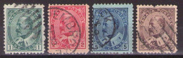 Canada 1903 KING EDWARD VII  Mi 77-79,81 - Used - Oblitérés