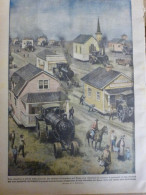 1920 AMERIQUE TEXAS TRANSPORT VOIE CHEMIN FER MAISON BOIS 1 JOURNA ANCIEN - Unclassified