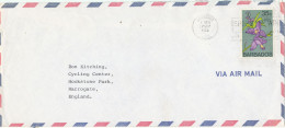 Barbados Air Mail Cover Sent To England 22-9-1976 Single Franked - Barbados (1966-...)