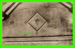 EXETER, DEVON, UK - ST NICOLAS PRIORY, TUDOR PLASTER DECORATIONS  - - Exeter