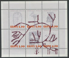 Estonia:Unused Block Finnish-Ugri Tribes, 1995, MNH - Estonie