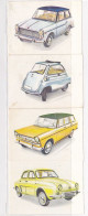 TRADE CARDS, CHOCOLATE, JACQUES, CARS OF 1962, 4X - Jacques