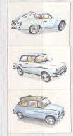 TRADE CARDS, CHOCOLATE, JACQUES, CARS OF 1962, 3X - Jacques