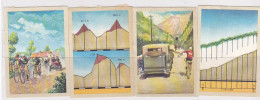 TRADE CARDS, CHOCOLATE, JACQUES, CYCLING- TOUR DE FRANCE, 4X - Jacques