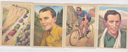 TRADE CARDS, CHOCOLATE, JACQUES, CYCLING- TOUR DE FRANCE, 4X - Jacques