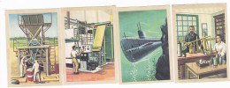 TRADE CARDS, CHOCOLATE, JACQUES, SCIENCE- ATOMIC ENERGY, 4X - Jacques