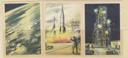 TRADE CARDS, CHOCOLATE, JACQUES, SPACE, COSMOS, 3X - Jacques