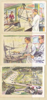 TRADE CARDS, CHOCOLATE, JACQUES, CARS OF 1962 PRODUCTION, 3X - Jacques