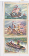 TRADE CARDS, CHOCOLATE, JACQUES, SHIPS- SAILING VESSELS, 3X - Jacques