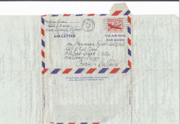 AIRMAIL, PLANE, AIR LETTER, 1947, USA - 2a. 1941-1960 Usati