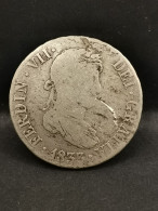 2 REALES ARGENT 1833 AJ MADRID FERDINAND VII ESPAGNE / SPAIN - First Minting