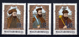 Hongarije Mi 4217,4219 Vorsten  Postfris - Unused Stamps