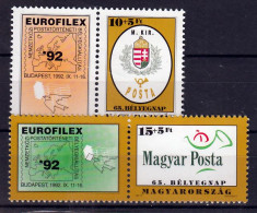 Hongarije Mi 4210,4211 Euroflex 92  Postfris - Unused Stamps