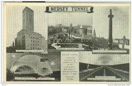 Mersey Tunnel Liverpool - POSTCARD, BLACK WHITE, NEW, SMALL SIZE 9 X 14, - Liverpool