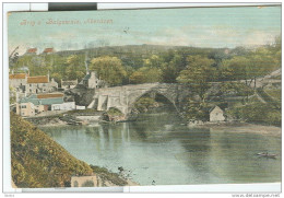 Brig O Balgownie - Aberdeen - POSTCARD, COLOR, USED, 1906, SMALL SIZE 9 X 14, - Aberdeenshire