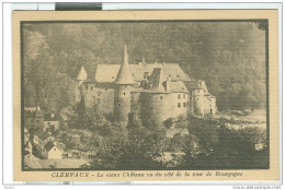 CLERVAUX - Le Vieux Château - CARTE POSTALE, NOIR BLANC, UTILISÉ, 1925, DESTINATION ITALIE, DE PETITE TAILLE 9 X 14, - Clervaux