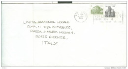 IRLANDA - POSTAL STAMP PLATE, THEMATIC POST OFFICE ON BAG ITALY DESTINATION, - Poste