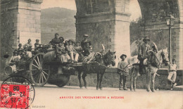 Béziers * Arrivée Des Vendangeurs Sur Attelage * Vin Vendanges Vignoble - Beziers