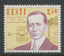 Estonia:Unused Stamp Guglielmo Marconi, Radio, 1996, MNH - Estonie